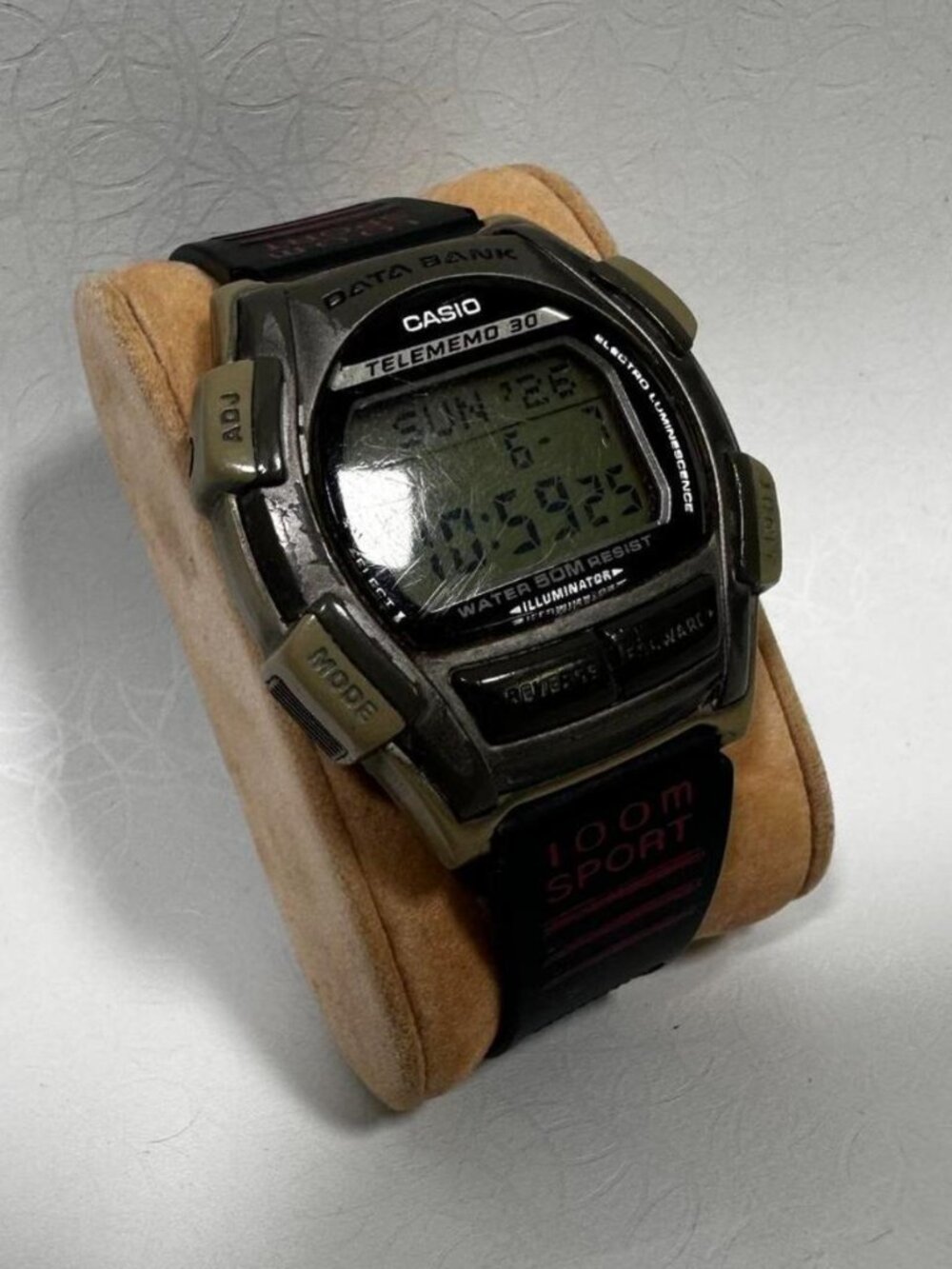VINTAGE CASIO DATA BANK TELEMEMO 30 WATCH DIGITAL CYBER Y2K GORPCORE TECH DB35H